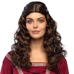 Hnedá historická parochňa pre ženy